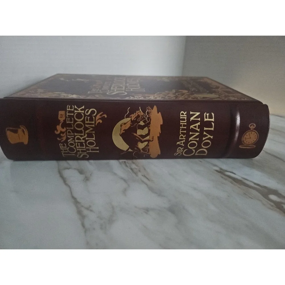 The Complete Sherlock Holmes Barnes & Noble 2009, Doyle, HC Leather Bound Book